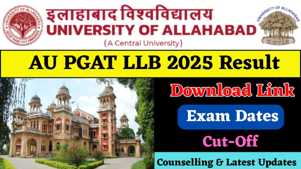 AU PGAT LLB 2025 Result