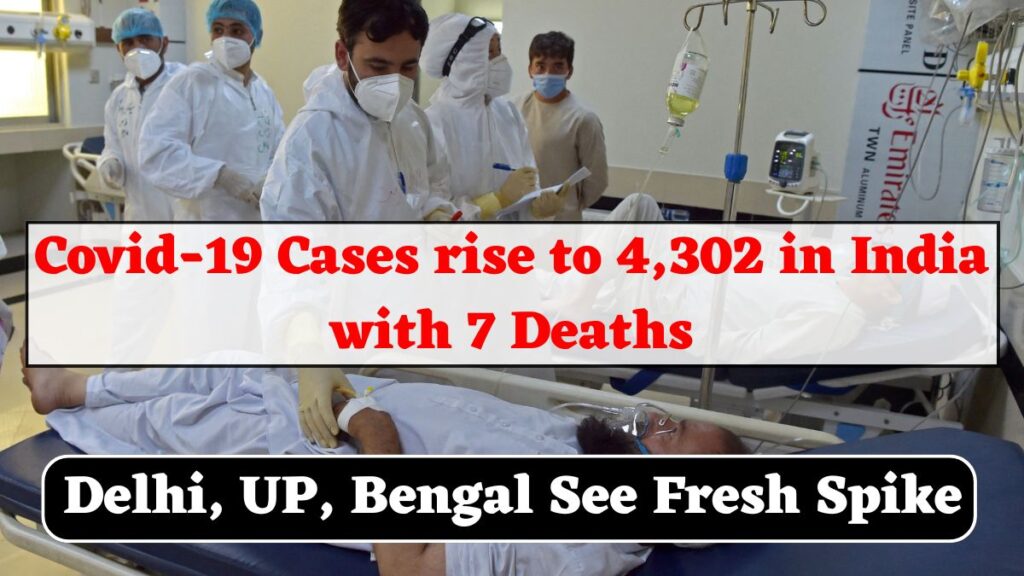 Covid-19 Cases rise to 4,302 in India with 7 Deaths