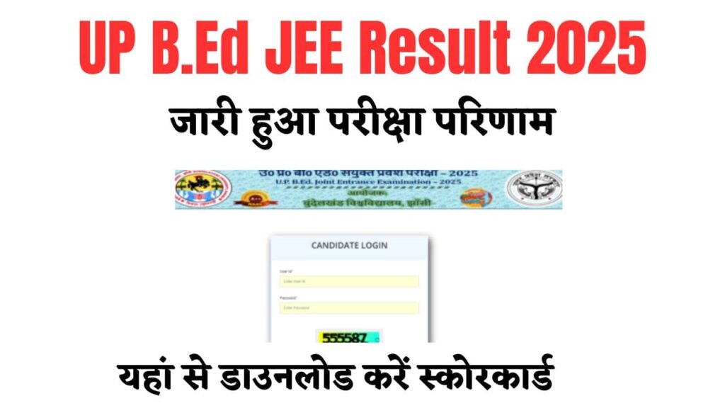UP B.Ed JEE Result 2025