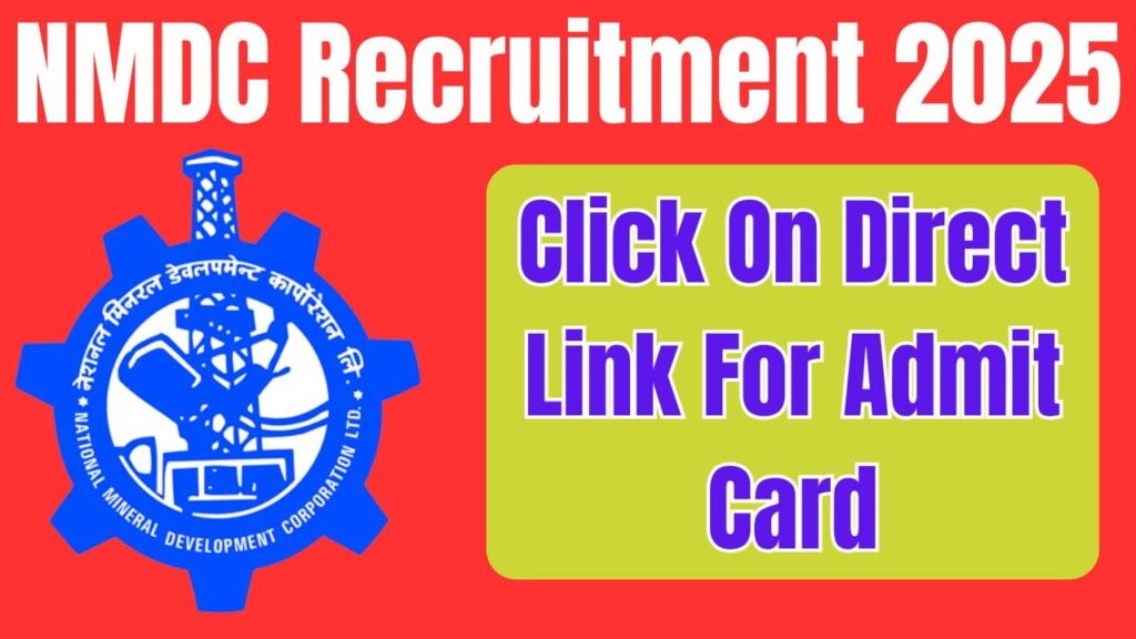 NMDC Recruitment 2025