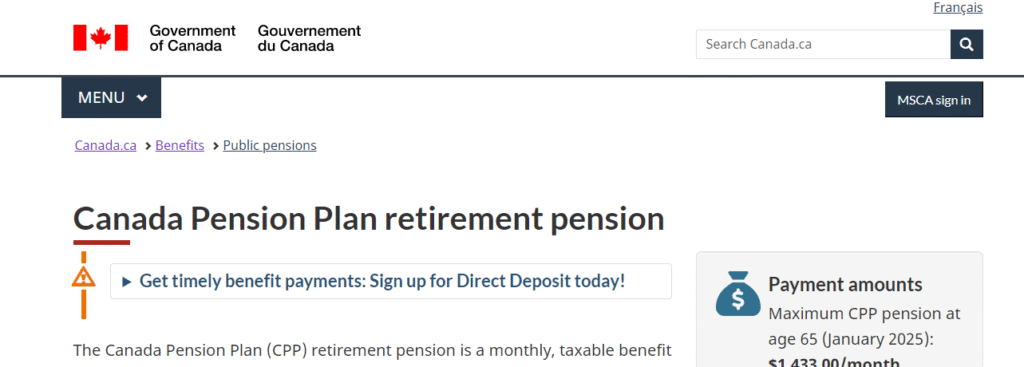 How to Calculate the CPP Benefits